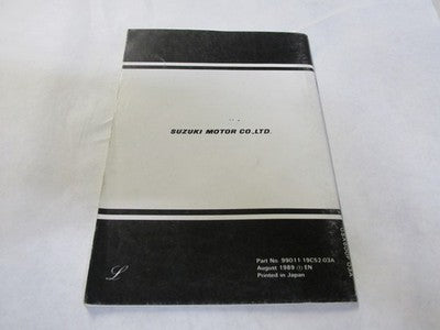 1990   Suzuki KATANA 600  OEM Factory Owners Manual   GSX600F