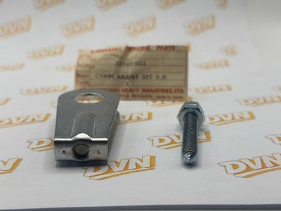 New OEM Kawasaki 33043-002 Right Chain Adjuster Kit NOS