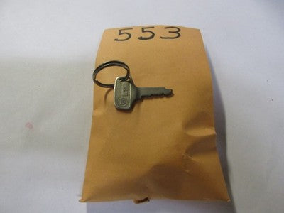 Vintage Suzuki  OEM Factory Pre Cut Motorcycle Key # 553