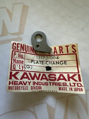 1 Kawasaki NOS NEW 13170-004 Change Drum Lever Plate H1 H2 A1 A7 KH KV MT1 A1SS
