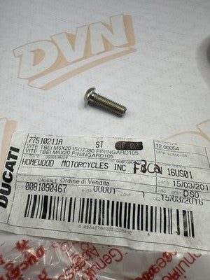 NOS Genuine Ducati 77510211A Factory Hardware 6x20 Allen Screw Bolt Part OEM