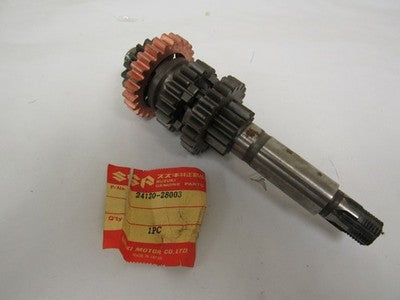 NOS Suzuki Counter Shaft RV125 TS125 24120-28003 NOS