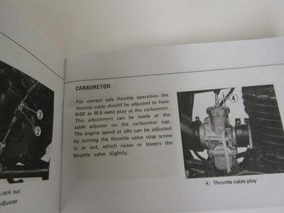 New Suzuki 1976 RM370  owners manual RM370A