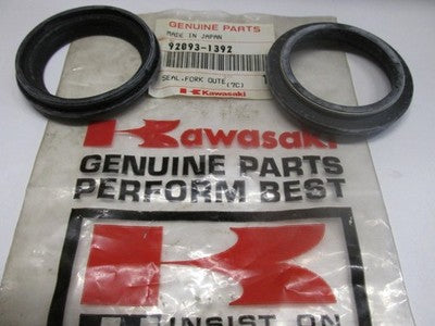 Kawasaki NOS NEW 92093-1392 Fork Outer Tube Seal KX KX500 KX250 KX125 SOLD AS 2