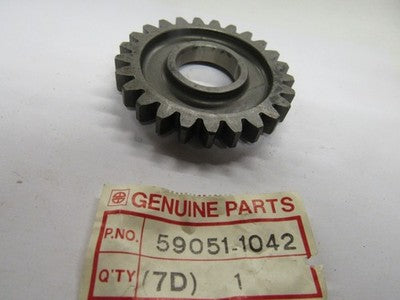 Kawasaki NOS 59051-1042 GEAR-SPUR,KICKSTARTER KX500 1983-85
