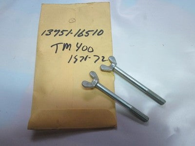 Suzuki  TM400 1971-72  air cleaner wing bolts 13751-16510-10