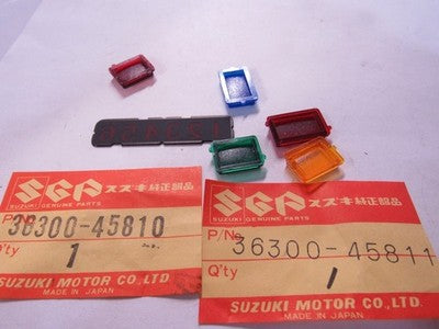 NOS Suzuki 1980981 GS450L GS750L GS1000L  GS650L  OEM Meter Lens Set 36300-45810