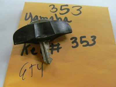 Vintage Yamaha OEM Factory Pre Cut Motorcycle Key # 353