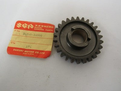 Suzuki NOS GT550, 1972-77, Kick Starter Drive Gear,  26240-34000   GT550J