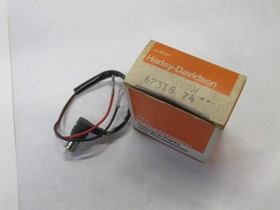 Aermacchi Harley NOS NEW 67318-74 Speedometer Socket w  Wire FXR XL XLH XLCH