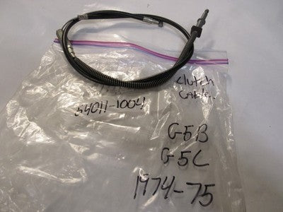 NOS Kawasaki 100 G5 NOS Original Clutch Cable 1974-1975 Part # 54011-1004