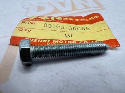 NOS NEW OEM ORIGINAL SUZUKI RV90 TC125 TS125 TS185 BOLT 09100-06065