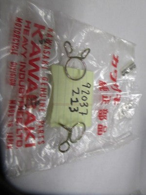 Kawasaki NOS NEW 92037-213 Breather Tube Clamp EL EN EX KL KZ KLT KLX VN ZG ZL