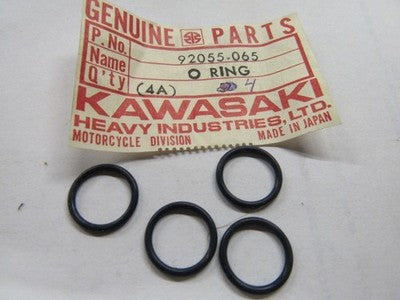 NOS  KAWASAKI KZ400 KZ750 VALVE GUIDE O-RING  92055-065   SOLD AS 4