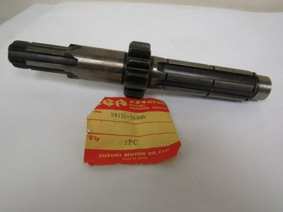 SUZUKI TS250 1969 NEW GENUINE COUNTER SHAFT 24121-16400