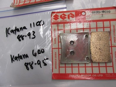 SUZUKI NOS FRONT BRAKE PAD SET GSX1100 GSX 1100 GSX1100F GSX600 GSX600F KATANA