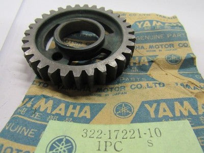 NOS Yamaha 1974 MX250 MX360 2nd Wheel Alternative Gear 322-17221-10-00