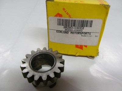 SUZUKI NOS PART 26280-03002 KICK STARTER DRIVEN GEAR K10 K11 K15 M31 TM75 A100
