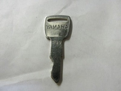 Vintage Yamaha OEM Factory Pre Cut Motorcycle Key # 2217