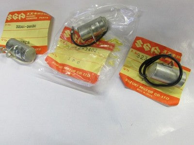 NOS OEM NEW ORIGINAL SUZUKI 1972-77 GT550  CONDENSER SET  KOKUSON