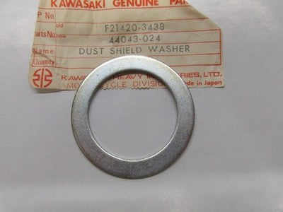 NOS OEM Kawasaki 1971 F21M DUST SHIELD WASHER 44043-024