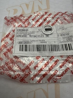 DUCATI 42020064A ALUMINIUM GASKET   NOS OEM