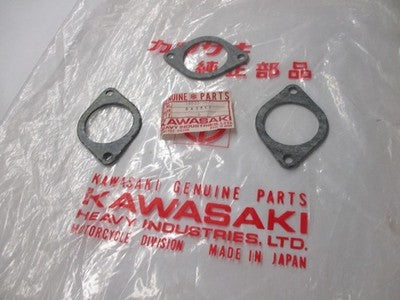 NOS Kawasaki 1974-1976 KX125 Exhaust Holder Gaskets 18050-007 Set Of 3