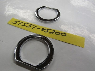 QTY 2 NEW OEM SUZUKI 1980 1981 GS750 FORK COVER SEAT 51551-45200