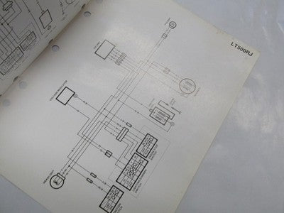 Suzuki Factory Wiring Diagrams Manual 1988 genuine factory manual  1988