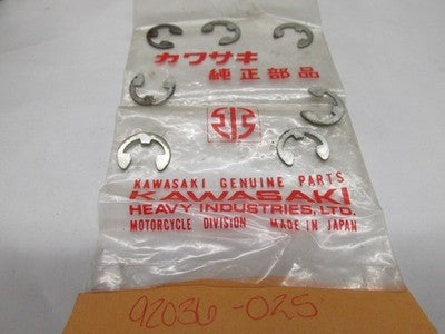Kawasaki NOS NEW 92036-025 Kickstarter Circlip KZ KZ400 Special SOLD AS 7