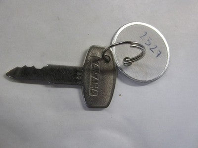 Vintage Yamaha OEM Factory Pre Cut Motorcycle Key # 2327
