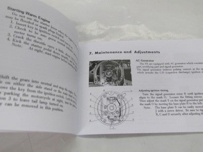 KAWASAKI H1500 owners manual 1969  H 1