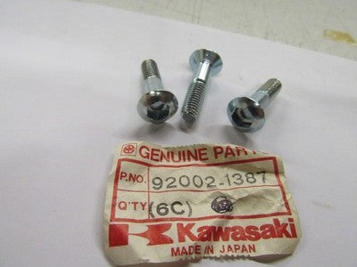 Kawasaki KX125,KX250, KX500 Bolt 8MM NOS 92002-1387  sold as 3