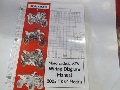 Suzuki Factory Wiring Diagrams Manual genuine factory manual  2005