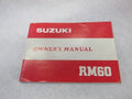 1981 Suzuki RM60 Owners Manual