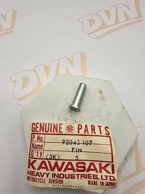 New OEM Kawasaki 92043-107 Rear Brake Cable Pin NOS