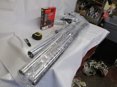 OEM Polaris 2875667 Chrome Stage 1 Drag System Exhaust Kit NOS