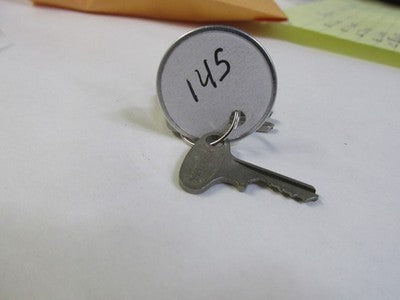 Vintage Yamaha OEM Factory Pre Cut Motorcycle Key # 145