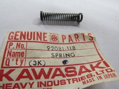 Kawasaki NOS NEW 92081-118 Spring F12MX KX KX450 KX400