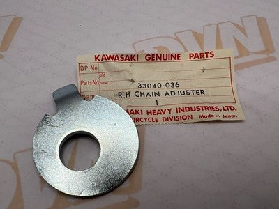 NOS Kawasaki Right Chain Adjuster 1970 MB1 33040-036