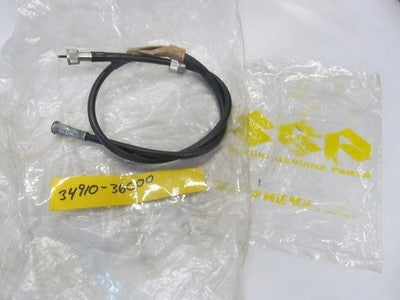 Suzuki 1973-1978 GT185   NOS SPEEDOMETER CABE  34910-36000