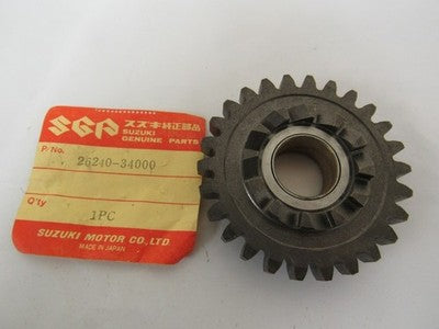 Suzuki NOS GT550, 1972-77, Kick Starter Drive Gear,  26240-34000   GT550J