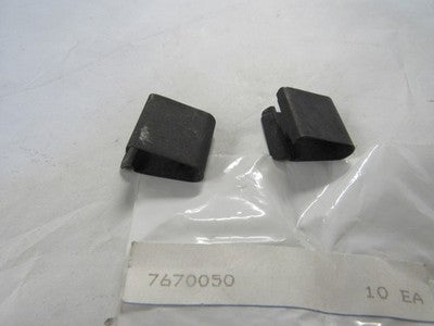 (2) New Genuine Polaris 7670050 CLIP, LID HINGE(10), Metal U-Clip