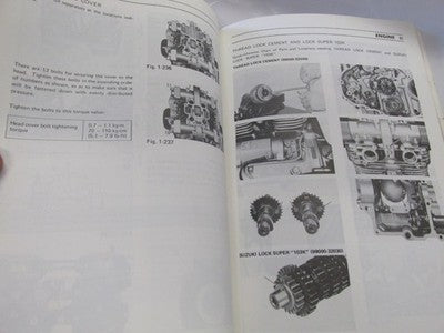Suzuki  GS400   service manual OEM  1977-1978