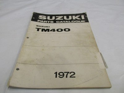Suzuki TM400 Parts Manual Catalogue 1971-1972