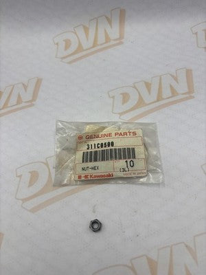 New OEM Kawasaki 311C0500 5MM Hex Nut NOS