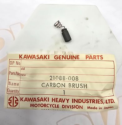 Kawasaki NOS NEW 21088-008 Carbon Brush H1 KH Mach III KH500