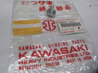 NOS OEM Kawasaki Cable Adjuster KDX200 KDX250 1983-1985  16002-1012
