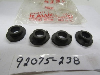 NOS OEM KAWASAKI KZ400 KZ400S KZ400D RUBBER SIGNAL DAMPER QTY 4      92075-238