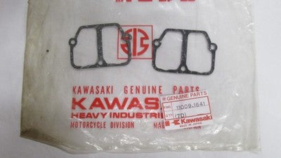 Kawasaki NOS NEW 11009-1641 LH Left Resonator Gasket KX KX125 SOLD AS 2